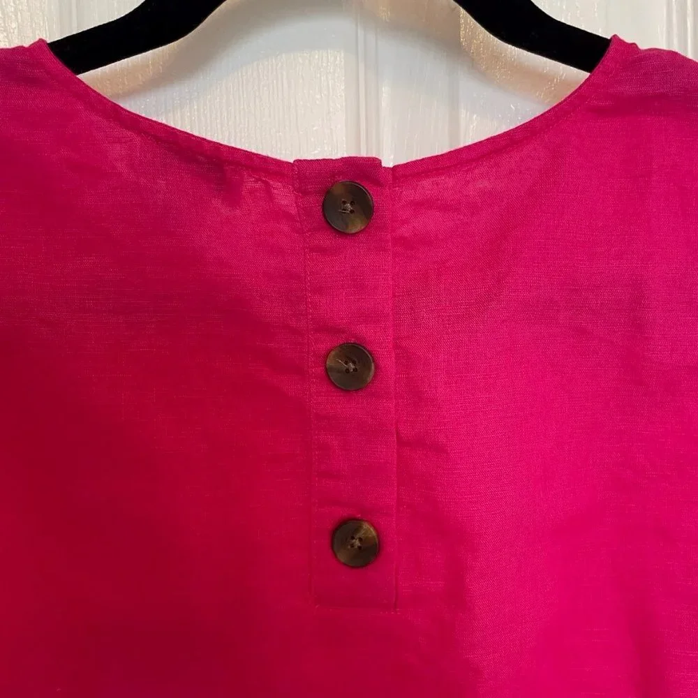 J. Crew Button-Back Shell Tanktop - Picture 4 of 4